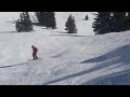 Jacob Struble skiing off a cliff at Copper Mountain Colorado