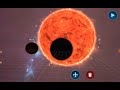 Mercury, Venus, Earth and Moon Vs red giant sun (My Pocket Galaxy)