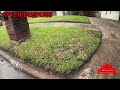 Mowing Extremely Messy & Overgrown Yard (Crazy Transformation)