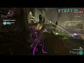 Warframe Low Intensity: I finish a Steel Path Mission with my Sentinel doing most of the damage.