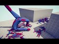 SPIDER MAN MIRROR SHIELD vs EVERY GOD - TABS | Totally Accurate Battle Simulator 2024