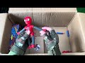 Open the box and collect Marvel series toys | Spider Man | Hulk | Thanos | Spider Man toys