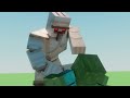 IRON GOLEM GETS AN UPGRADE - Minecraft Animation