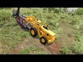 Clearing the area, VOLVO EC380DL with grapple loads logs | Silverrun Forest | FS 22 | Timelapse #15