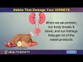 12 Daily Habits that Damage Your Kidneys | Health Novity