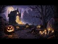 Haunted Graveyard Halloween Ambience with Spooky and Relaxing Sounds