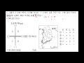 한국지리 - 기후 단원 문항 풀이