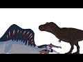 Real life spino vs real life rex