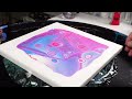 DEEP Layering and Transparencies WOW!! Fluid art and acrylic pouring for therapy at home