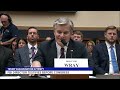 FBI director testifies before Congress after Trump assassination attempt