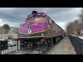 MBTA’s Hyundai Rotem Cab Cars Return to the Newburyport/Rockport Line - April 2024