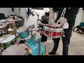 SMALLEST Pearl Marching Snare Drum with Mylar Top Head (Evans MX Black) SUPER CRANKED high tension