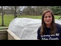 How to make a Plant Cover Protecting spring crops Hoop House using PVC