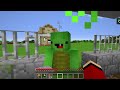 JJ Built a HOUSE inside the GRAVE To Prank Mikey in Minecraft (Maizen)