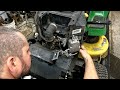 John Deere X300 Riding Mower Runs Rough Then Dies, Surges, Runs Poorly Full Diagnosis & Repair