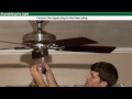 How to Install a Hunter Ceiling Fan - 2xxxx Series Models