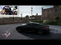 BMW M8 Competition & AUDI R8 V10 PLUS | Forza Horizon 5 | Steering Wheel Gameplay