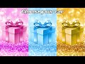 Choose your gift 🎁🤩💝🤮||3 gift box challenge||2 good & 1 bad||Pink, Blue & Gold #chooseyourbox
