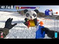 Nerf War | Snow Park Battle 2 (Nerf First Person Shooter)