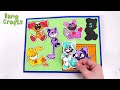 Making Poppy Playtime Chapter 3 Game Book🐱🐷（+Smiling Critters Squishy）DIY 파피 플레이타임 3