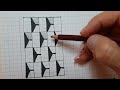 How to draw a 3d drawing 💗 Draw a 3d geometric drawing😱Optical illusion