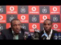 Dr Irvin Khoza with Benni McCarthy