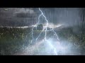 Heavy Rain Sounds at Night - Sleep, Study, Relax • Ambient Noise Rainstorm