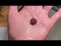 Faceting a North Carolina ruby!