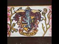 Minutos de arte ~ Pinté el escudo de Gryffindor/I painted Gryffindor's shield