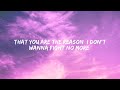 Hymn For The Weekend, Outnumbered,  You Are The Reason(lyrics) Coldplay, Dermot Kennedy, Calum Scott