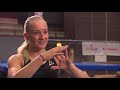 Turnster Sanne Wevers over bloopers, ijs eten en de balk