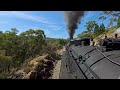 Steam Train Drivers View - Canberra to Bungendore  [4K] REALTIME