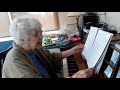 Mom playing piano