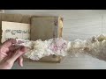 Shabby Vintage Journal Cover and Impromptu Cluster Making | Part 1 | @OohLaLaVintageTreasures