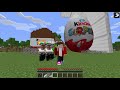 Mikey vs JJ Kinder Surprise House Battle in Minecraft (Maizen)