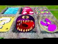 Long Slide Game With Elephant Gorilla Buffalo Hippopotamus Tiger - 3d Animal Game - Funny 3d Animals