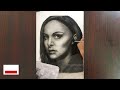Charcoal Pencil Drawing | Portrait | Timelapse Video