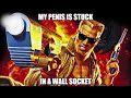 Duke Nukem's Penis is stuck in a wall socket
