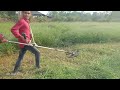 Cutting Grass with Machine For Feeding My Cows