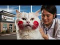 honey bees attack the cat | Ai animal view #youtubevideo #animals #viralvideo #aicat #catlover #cat