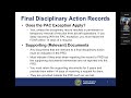 Pilot Records Database January 19 2023  Reporting Disciplinary Actions, Separation of Employment NDR