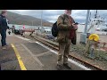 The train to Kyle of Lochalsh during Storm Babet!