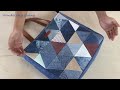 how to sew a denim tote bag with zipper tutorial , diy tote bag with zipper ideas ,denim reuse ideas