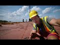 We Sank A Giant Barge! Onboard Cameras Capture The Seafloor Impact.