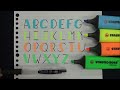 Amazing handwriting with STABILO BOSS and ZEBRA SARASA CLIP(1.0mm) | English Calligraphy