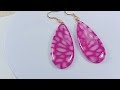 Polymer Clay Earrings Idea and Tutorial / Pink Earrings / LoviCraft