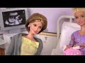 Barbie & Ken Doll Family Have a New Baby Story