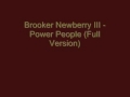 Booker Newberry III - Power People (Full Version)