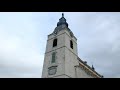 Hoegaarden church bells ringing, Belgium