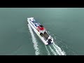 A View You Don't Often See! 4K Drone Footage Of Stena Nordica Sailing from Fishguard.